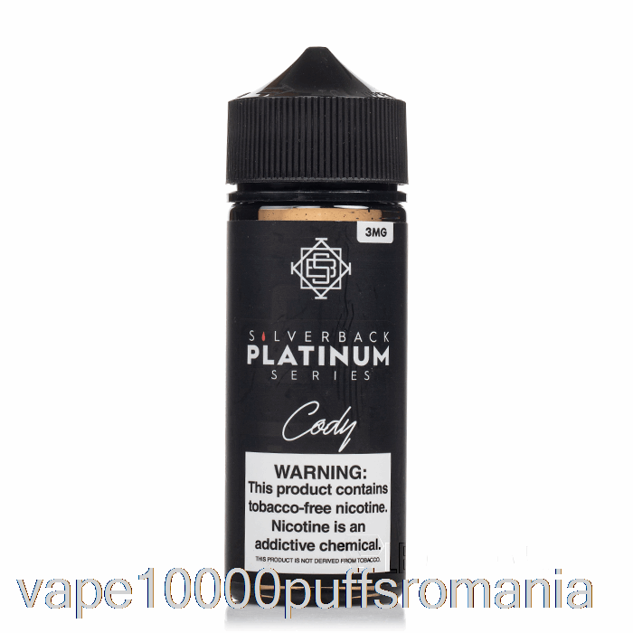 Vape Romania Cody - Silverback Platinum Series - 120ml 3mg